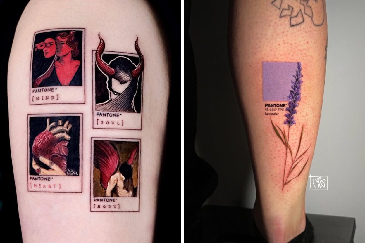 Pantone Tattoos Featured Lookbook Collage