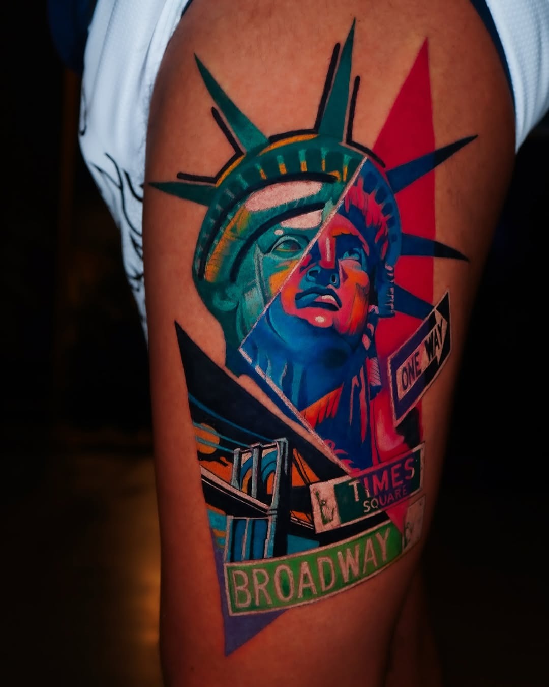 Bold Statue of Liberty Tattoo Design Tattoo Design
