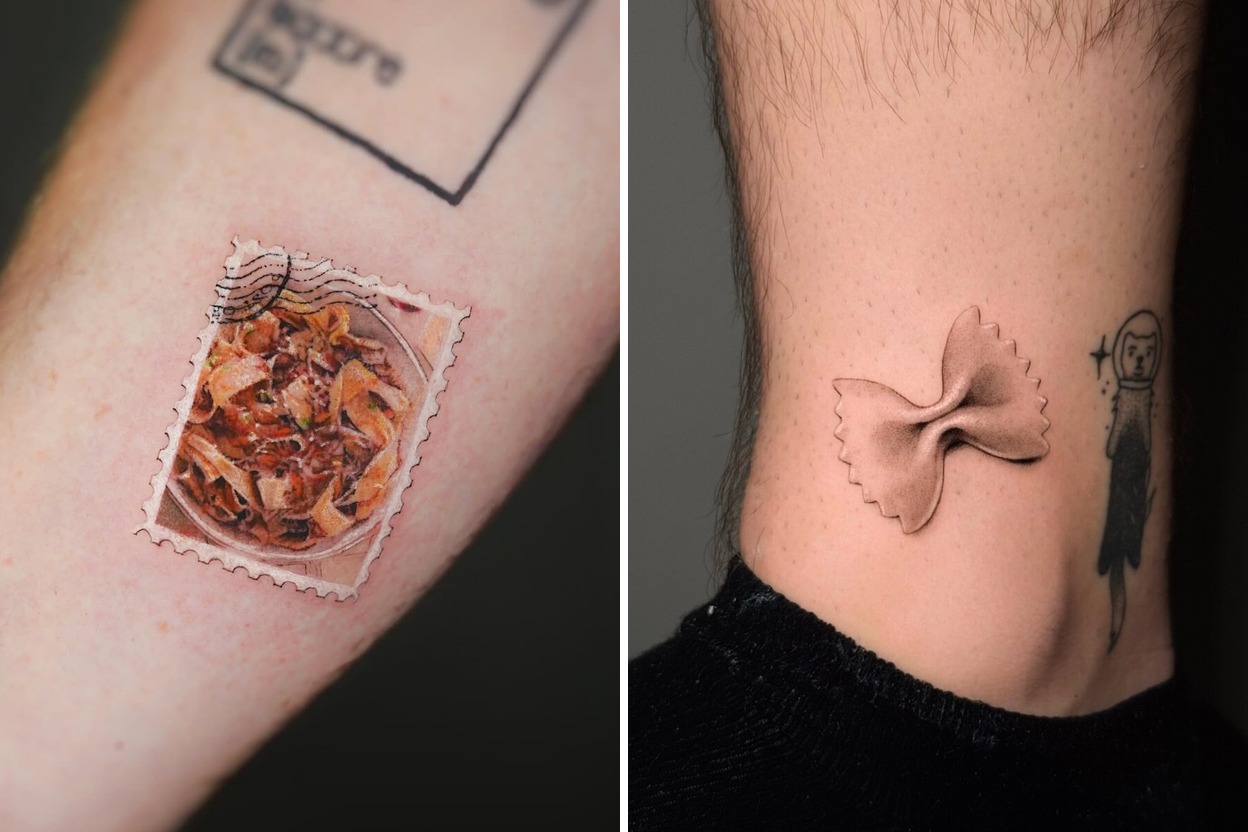 34+ Pasta Tattoo Ideas That Make a Bold Artistic Statement Featured Lookbook Collage
