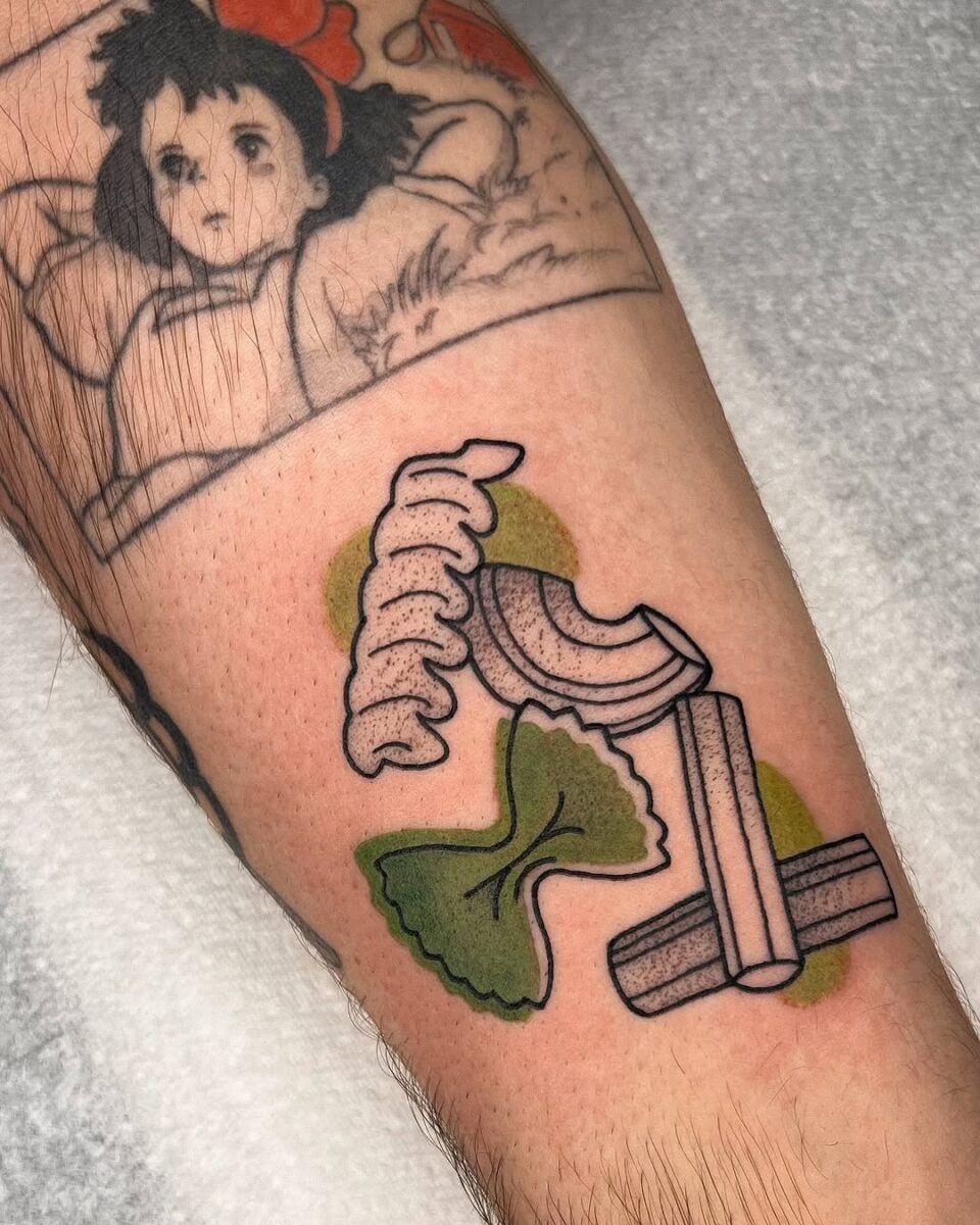 Unique Pasta Tattoos for Food Lovers Tattoo Design