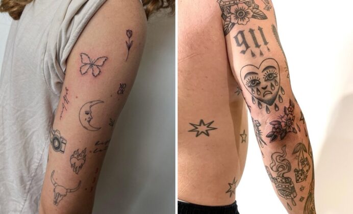 Patchwork Tattoo Ideas That Perfectly Complement Your Style