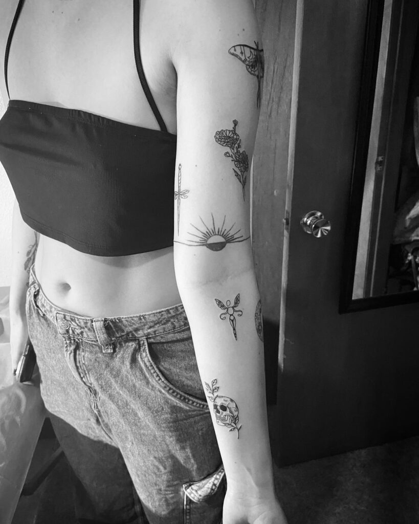 Radiant Back Patchwork Tattoo Collection Tattoo Design