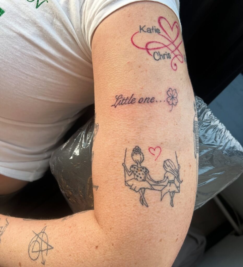 Sweet and Sentimental Patchwork Tattoo Tattoo Design
