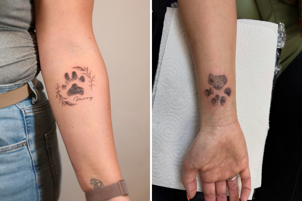 14+ Pawprint Tattoo Ideas For Expressive Body Art Featured Lookbook Collage
