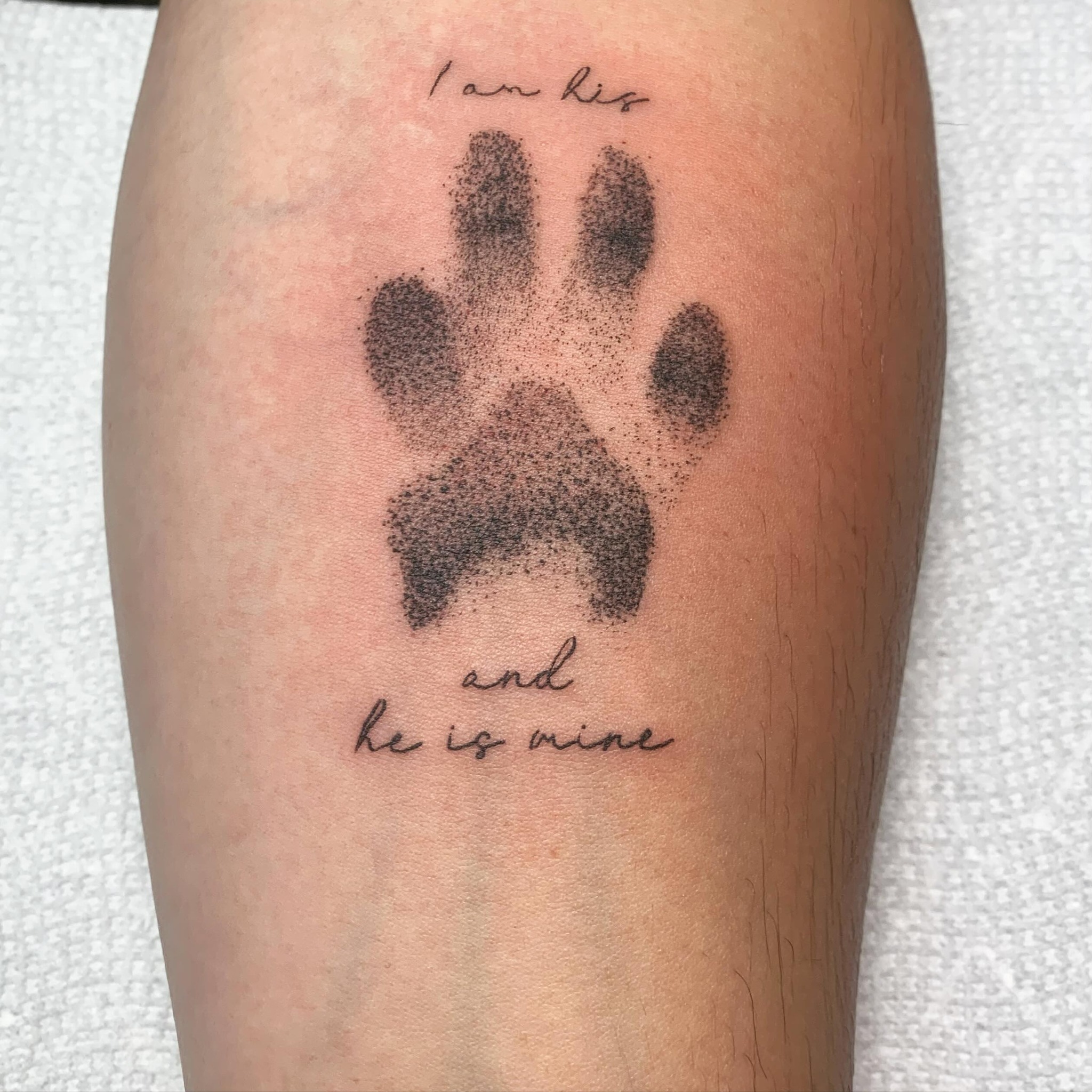Pawprint Quote Tattoo Tattoo Design