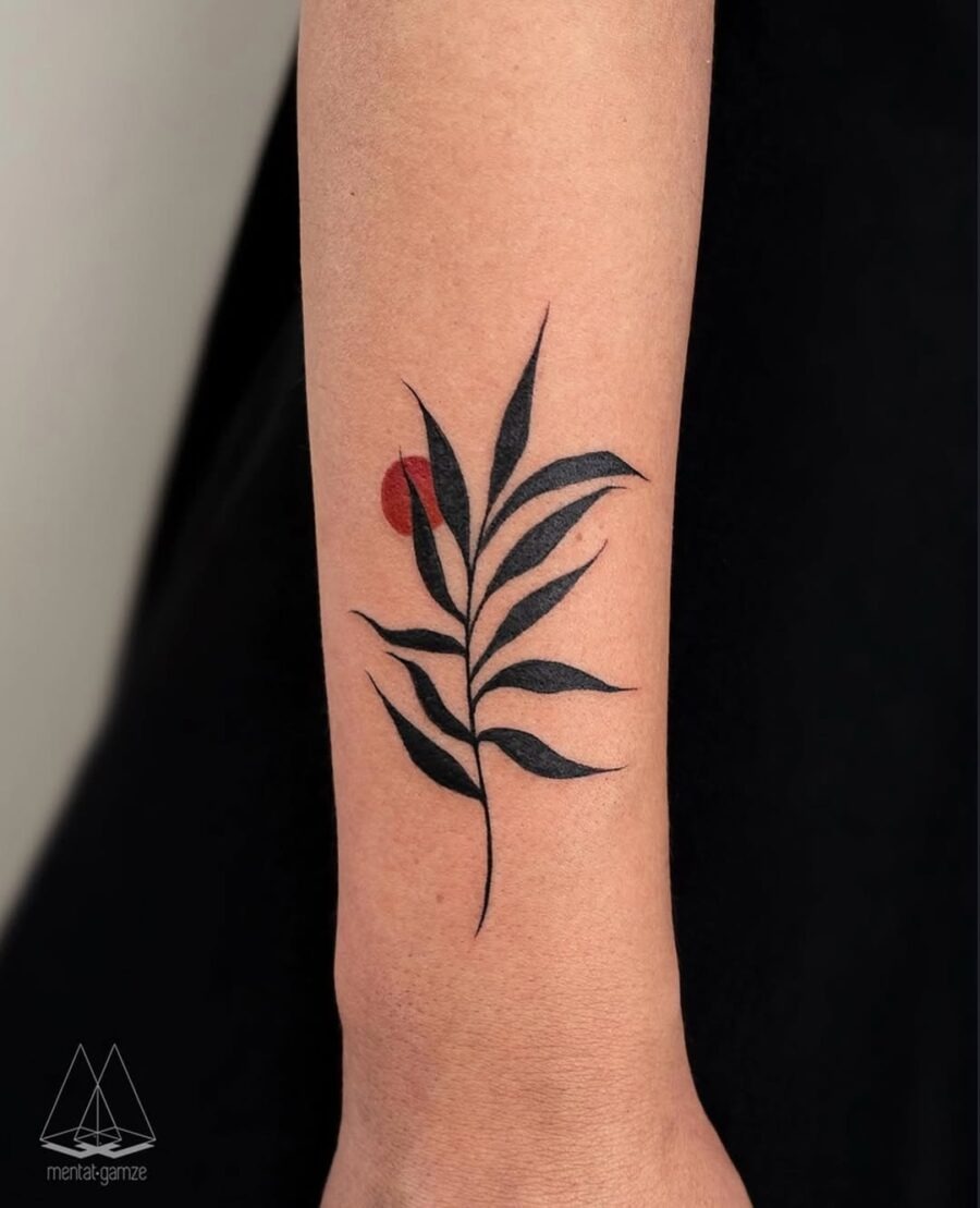 Elegant and minimalistic peace tattoo design Tattoo Design