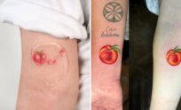 35+ Peach Tattoo Ideas & Inspiration