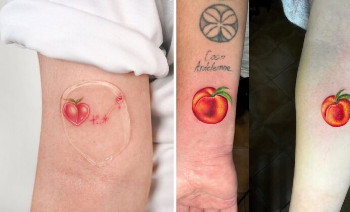 35+ Peach Tattoo Ideas & Inspiration