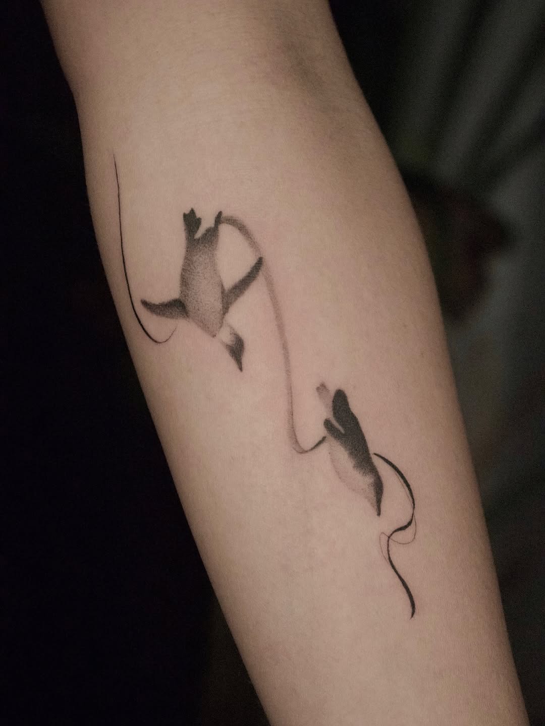 Sleek and minimalistic penguin tattoo design Tattoo Design