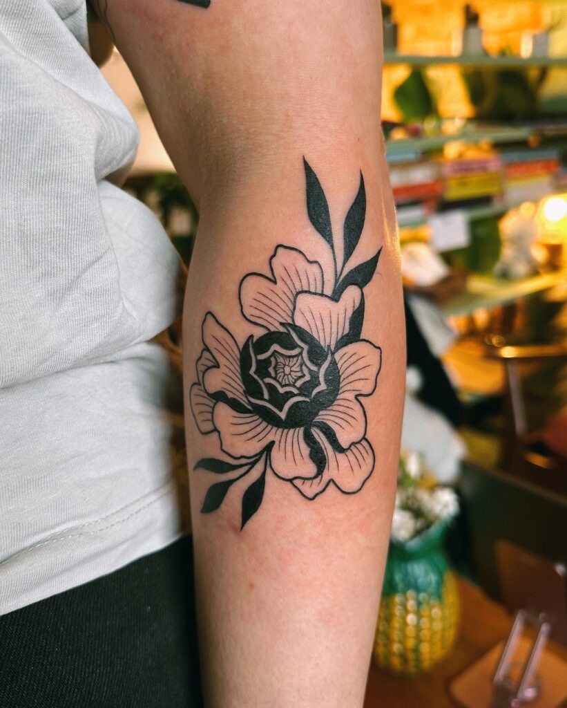 Mount Fuji and Cherry Blossom Armband Tattoo Tattoo Design