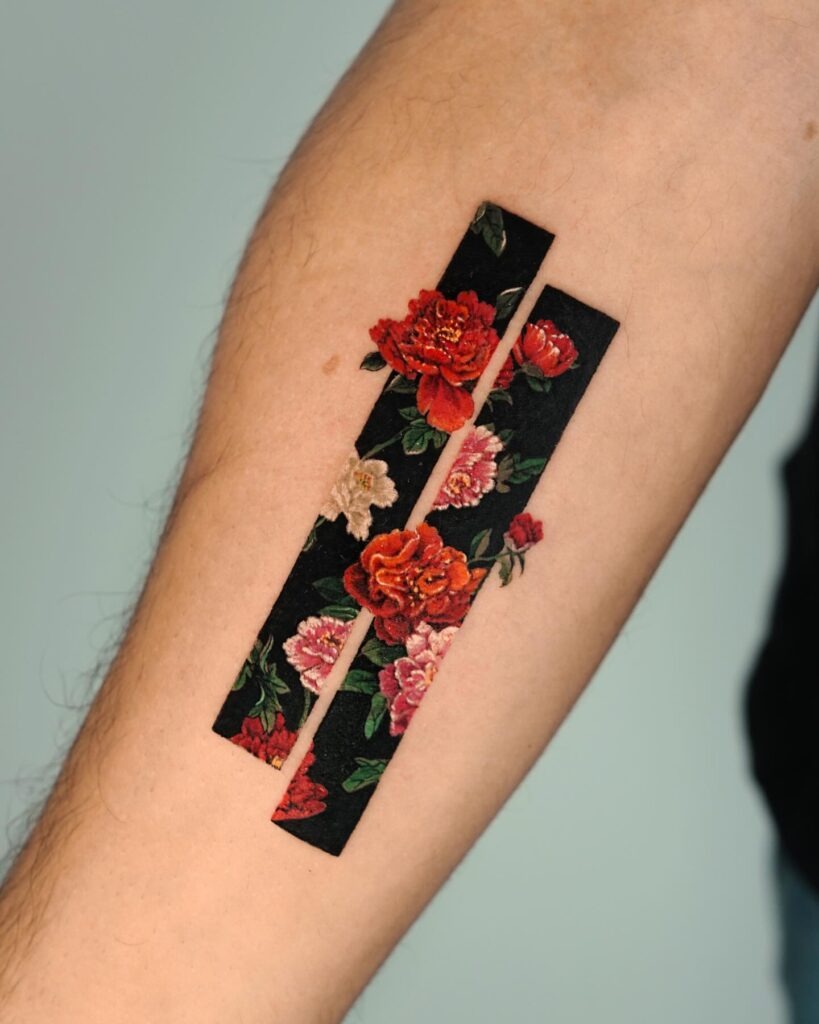 Peony Palm Tattoos Tattoo Design