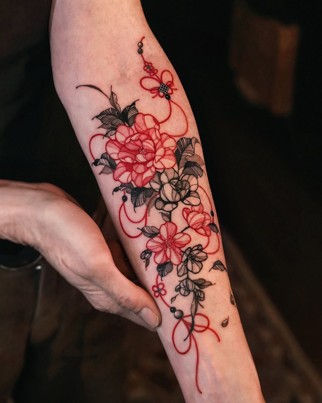 Elegant peony tattoo with intricate detailing Tattoo Design