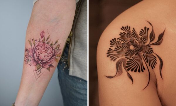 Peony Tattoo Ideas For Subtle and Symbolic Placement