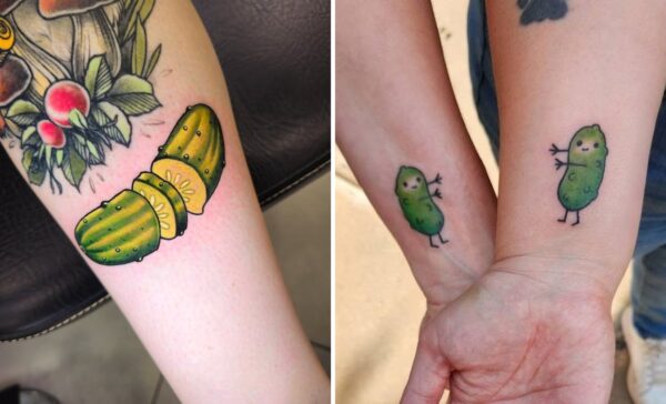 Pickle Tattoo Ideas For Subtle and Symbolic Placement