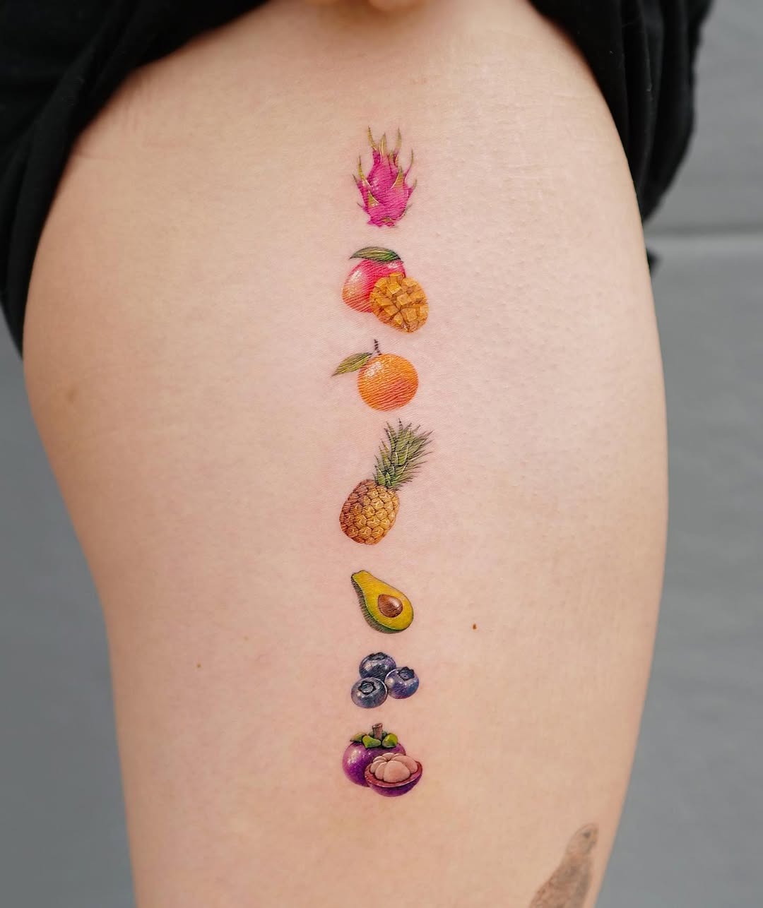 Chic Minimalist Pineapple Tattoo Design Tattoo Design