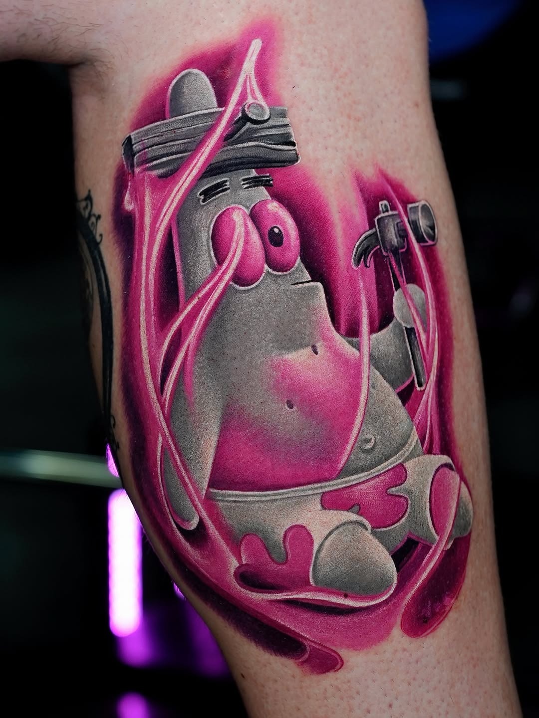 Playful Pink Patrick Star Tattoo Design Tattoo Design
