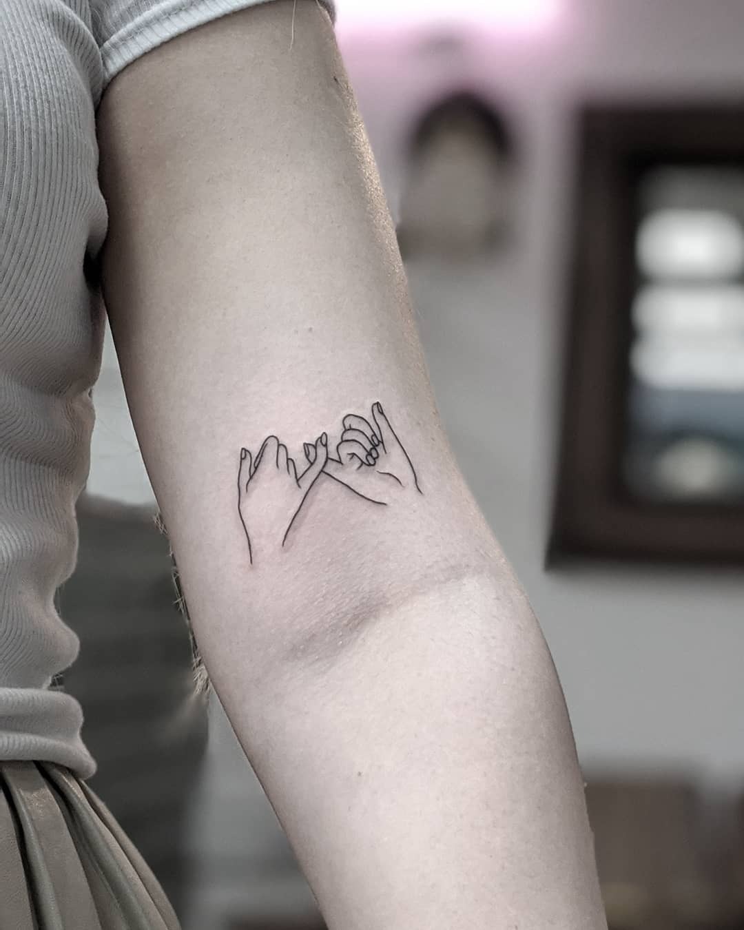 Meaningful pinky promise tattoo design Tattoo Design