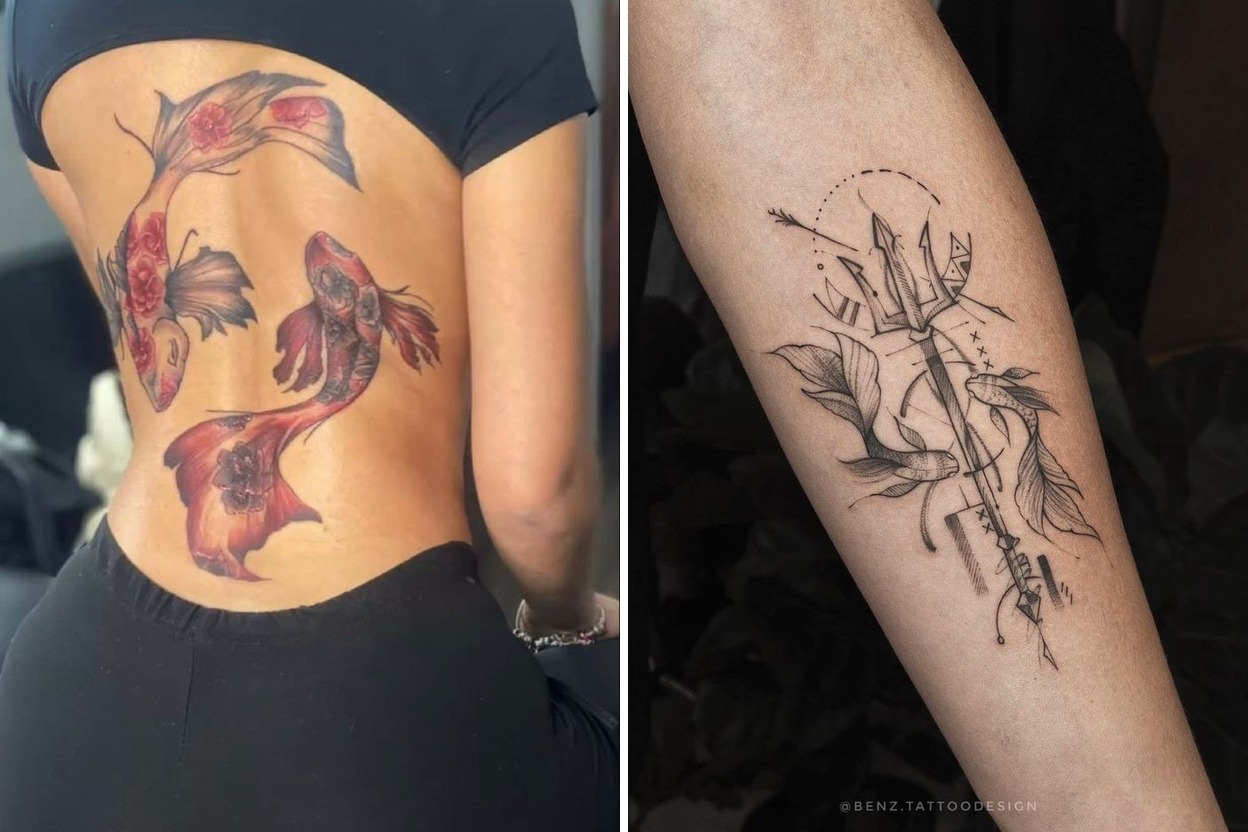 23 Pisces Tattoo Ideas Filled With Beauty Balance And Zodiac Magic Featured Lookbook Collage