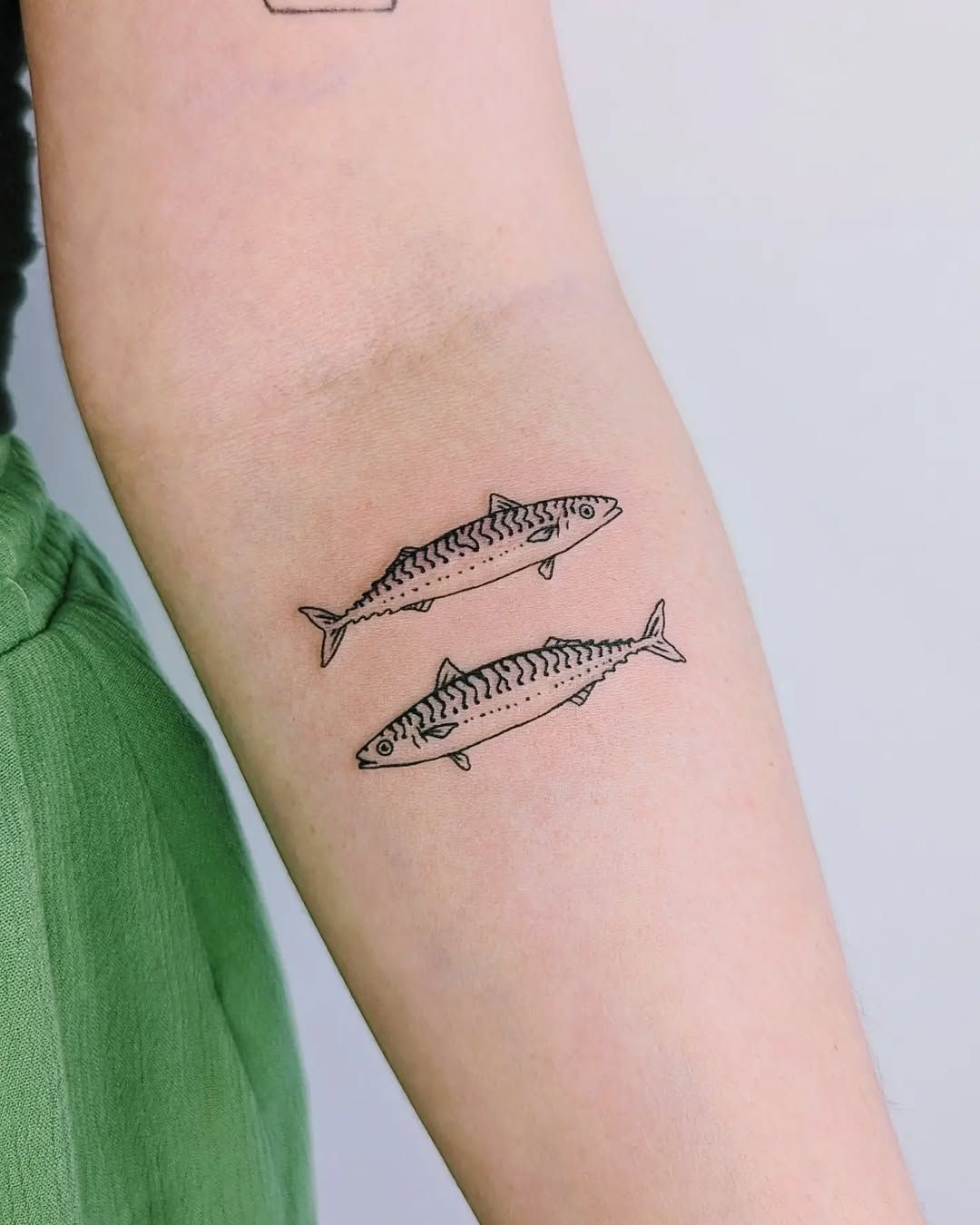 Simple Matching Fish Tattoo Tattoo Design