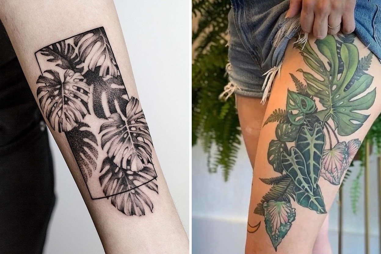 32+ Plant Tattoo Ideas & Inspiration Featured Lookbook Collage