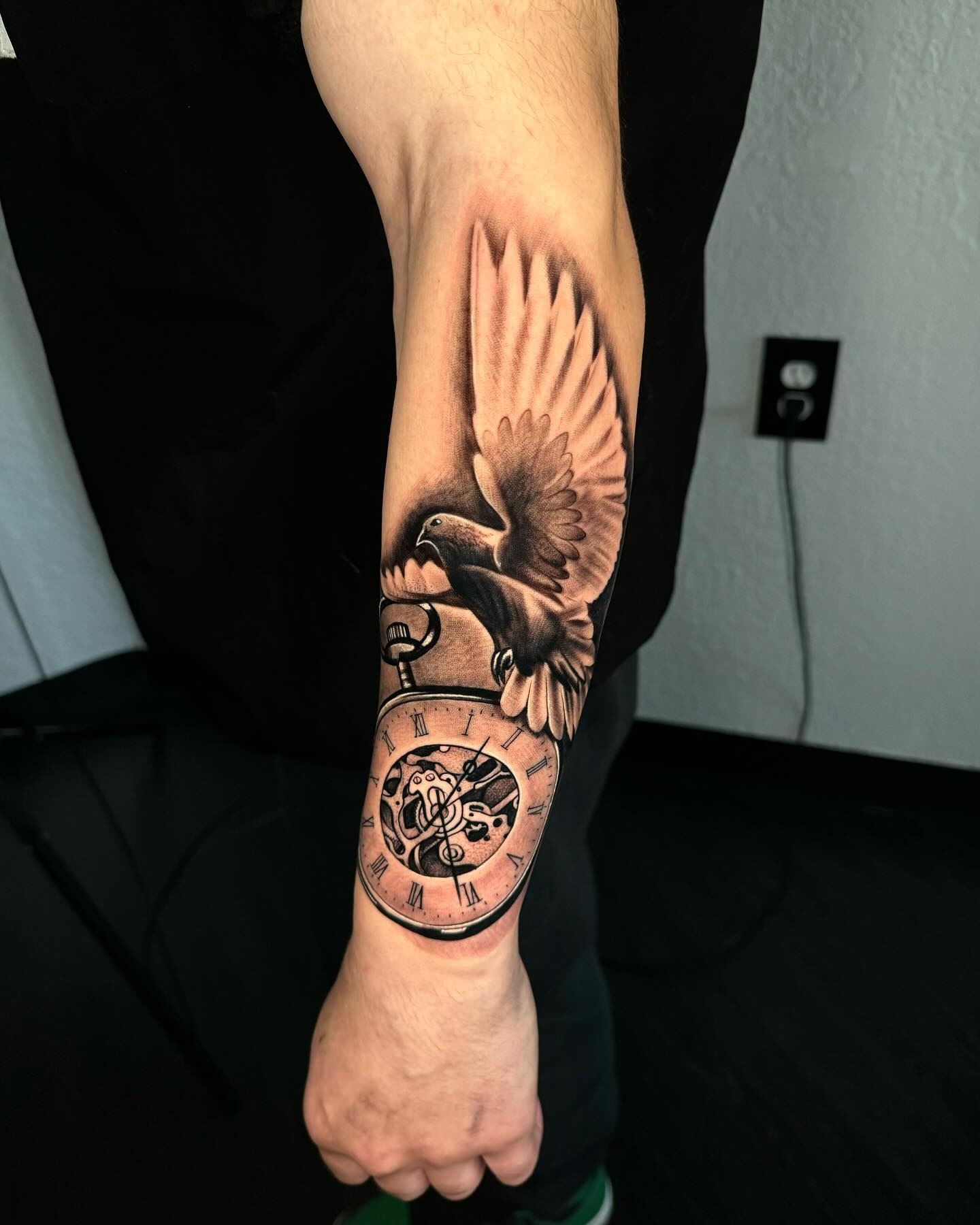 Memorial Chest Tattoo: Timeless Tribute to His Sons Tattoo Design