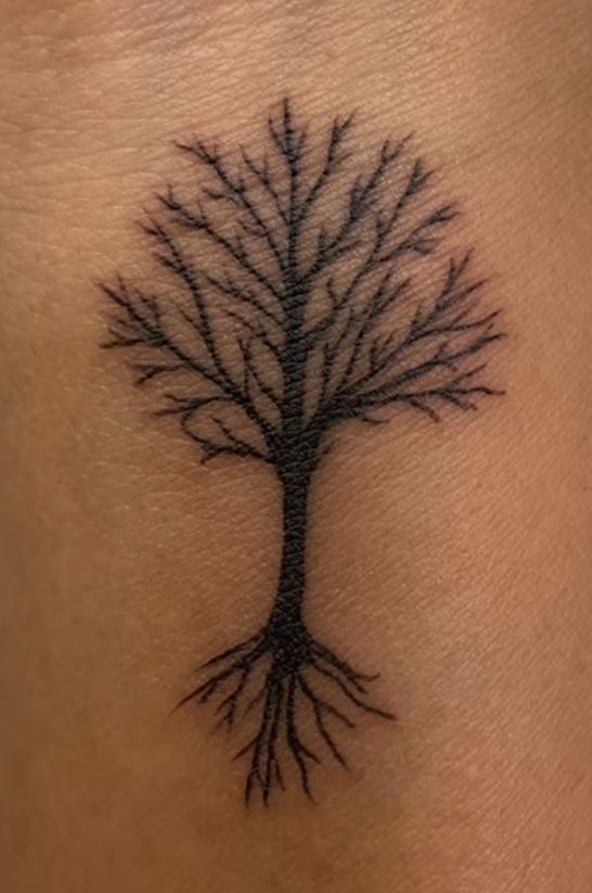 Anatomical Heart and Tree Tattoo Tattoo Design