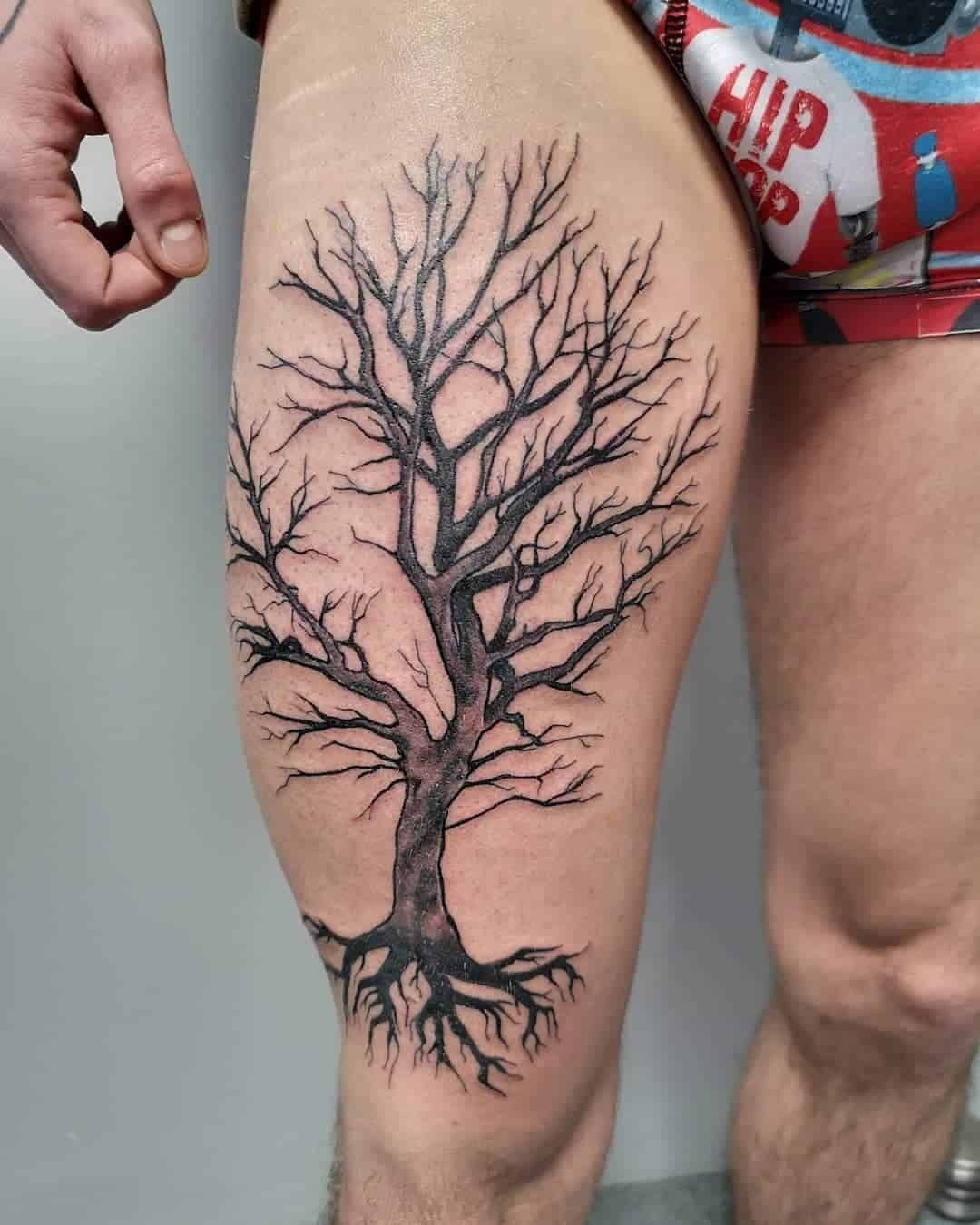 Red Moon Poison Tree Tattoo Tattoo Design