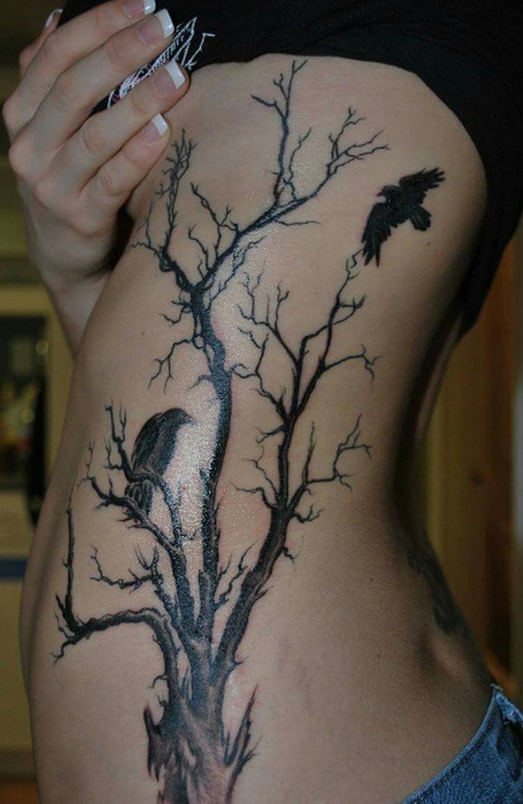 Skeleton in Poison Tree Tattoo Tattoo Design
