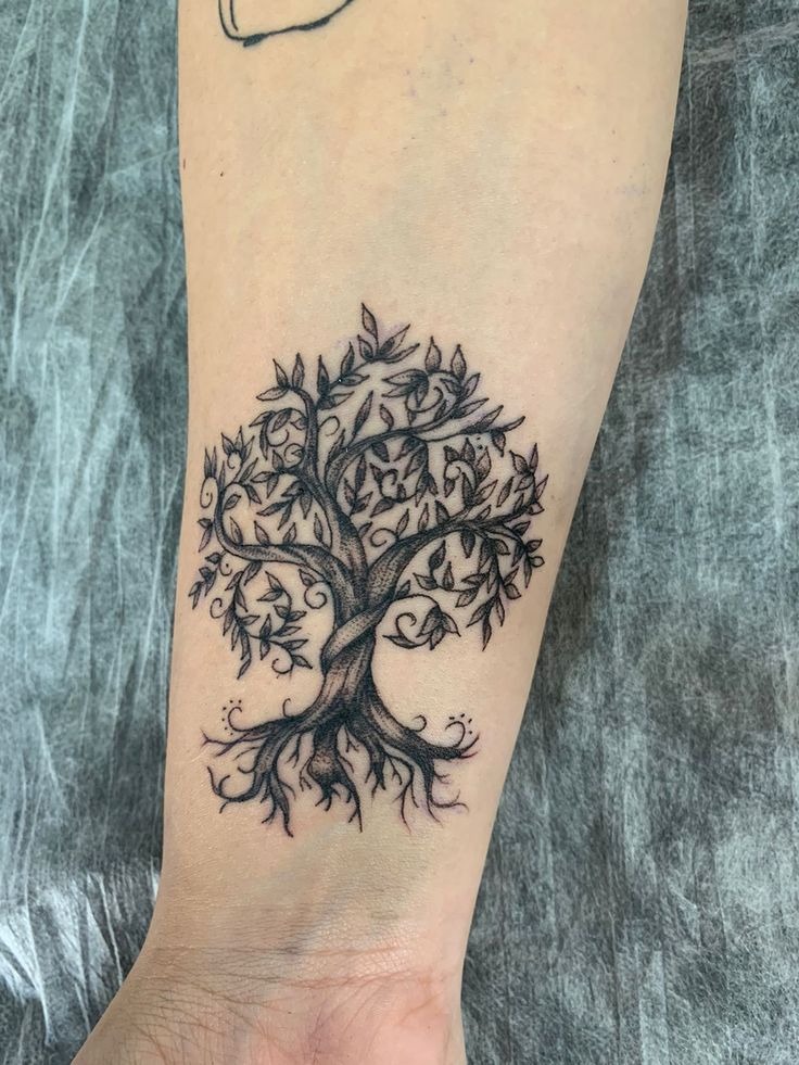Skull Willow Poison Tree Tattoo Tattoo Design