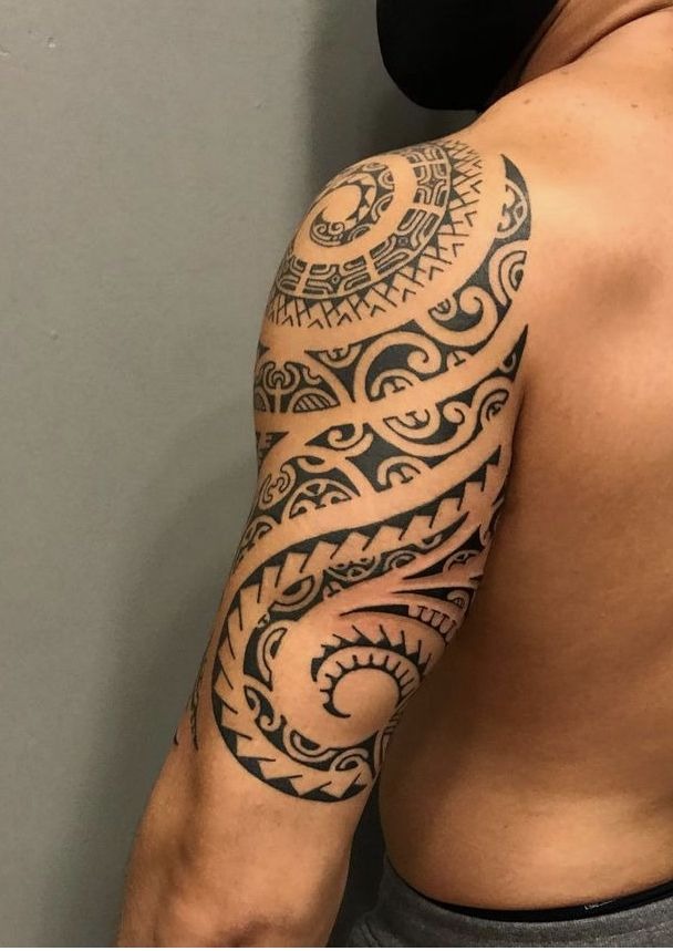 Matching Polynesian Wrist Bands Tattoo Design