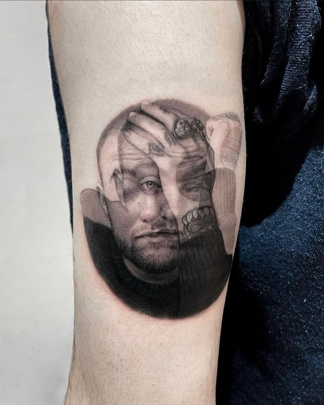 Intricate portrait tattoo showcasing emotional depth Tattoo Design