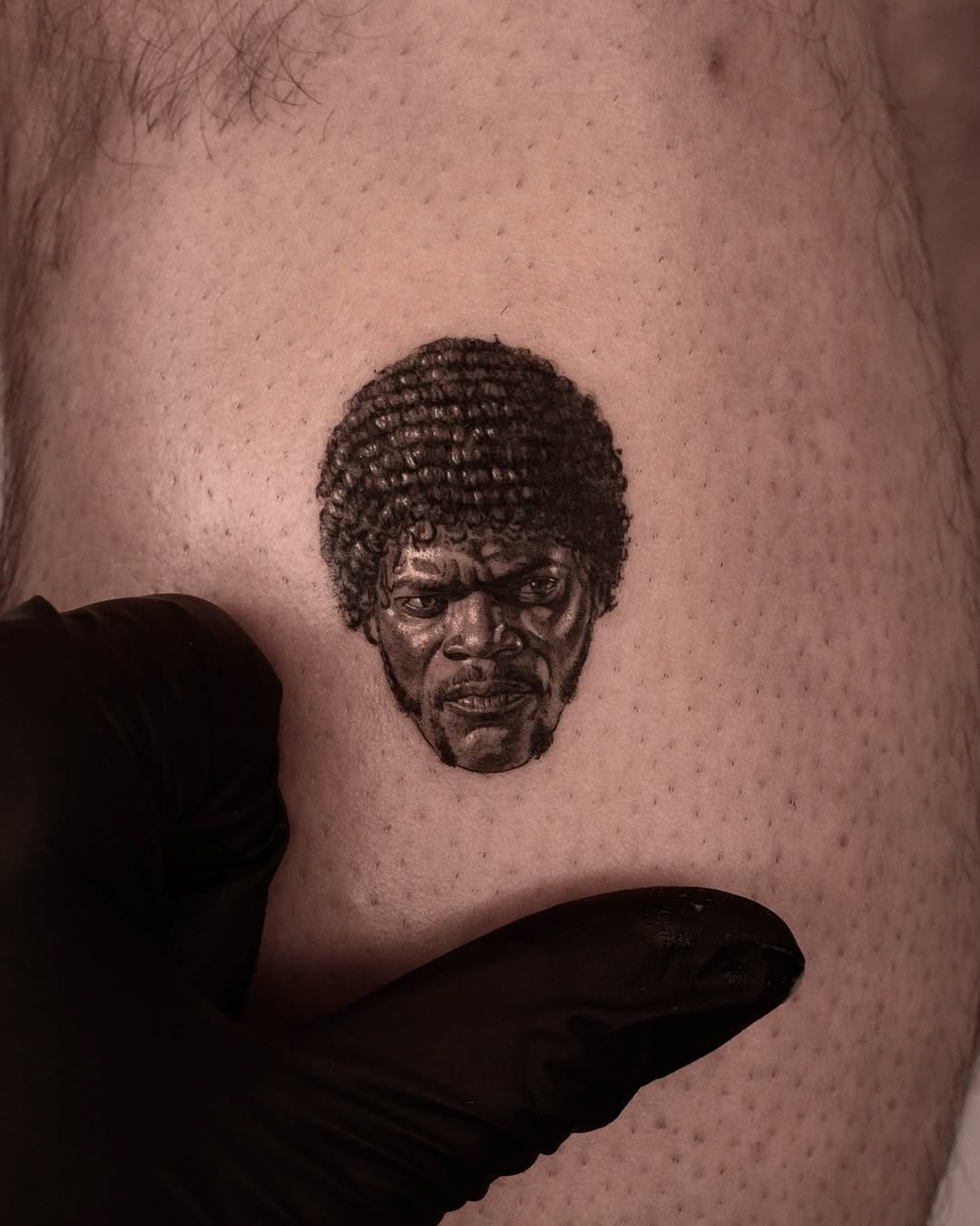Realistic portrait tattoo of a famous actor Tattoo Design