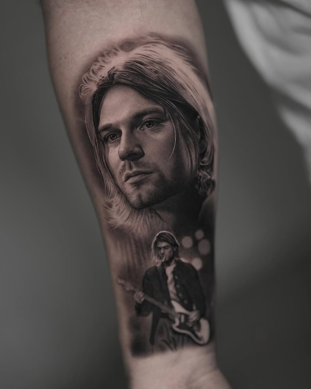 Stunning black and gray portrait tattoo art Tattoo Design