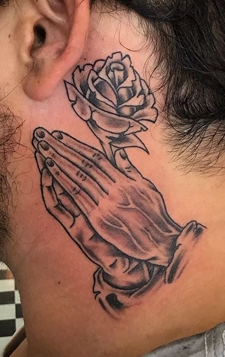 Scripture and Dove Sleeve with Cross Tattoo Design