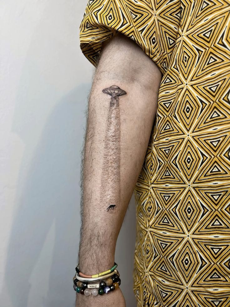 UFO Beam Tattoo Tattoo Design