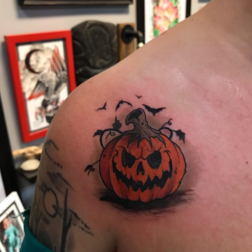 Evil Jack-O’-Lantern Tattoo Tattoo Design