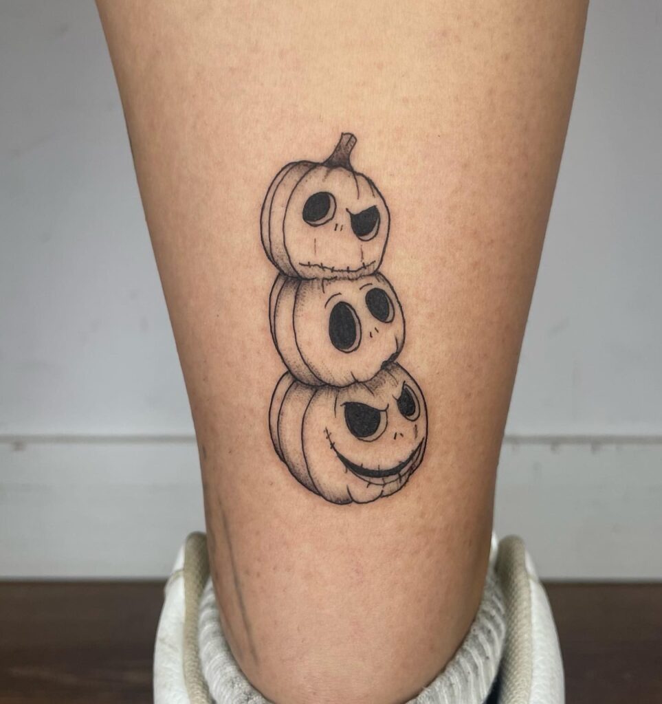 Stacked Pumpkins Tattoo Tattoo Design