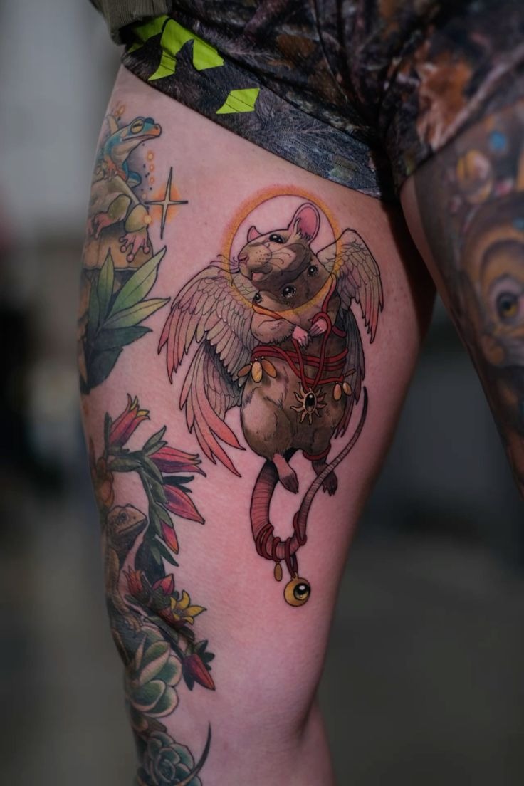 Angel Rat Tattoo Tattoo Design
