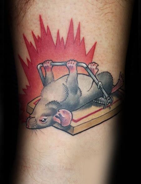 Gym Rat Trap Tattoo Tattoo Design
