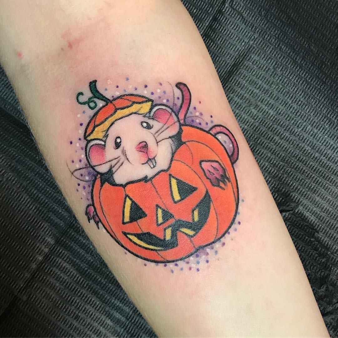 Pumpkin Rat Tattoo Tattoo Design