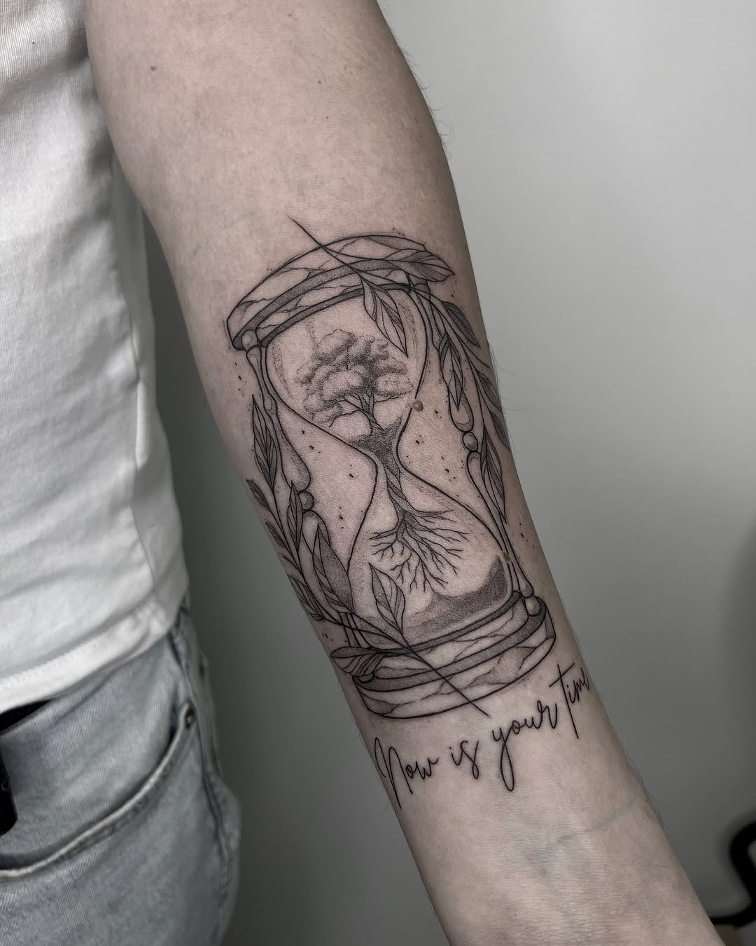 Symbolizes the cycle of life and rebirth Tattoo Design