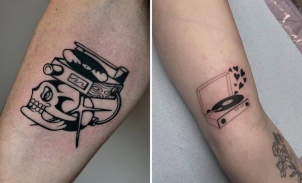 38+ Record Player Tattoo Ideas & Inspiration