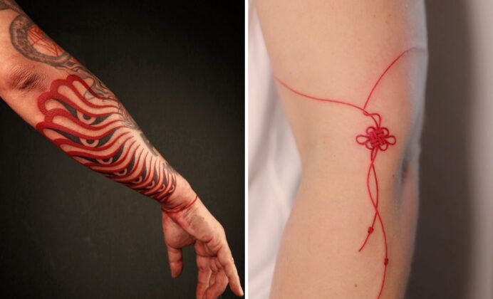 121+ Red Ink Tattoo Ideas & Inspiration