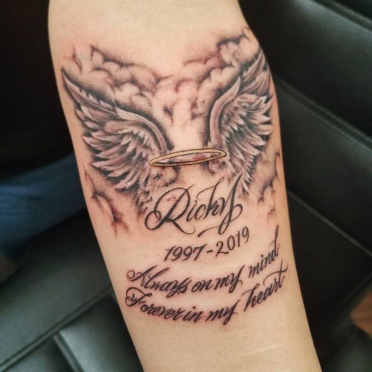 Angel Wings for Ricky Tattoo Design