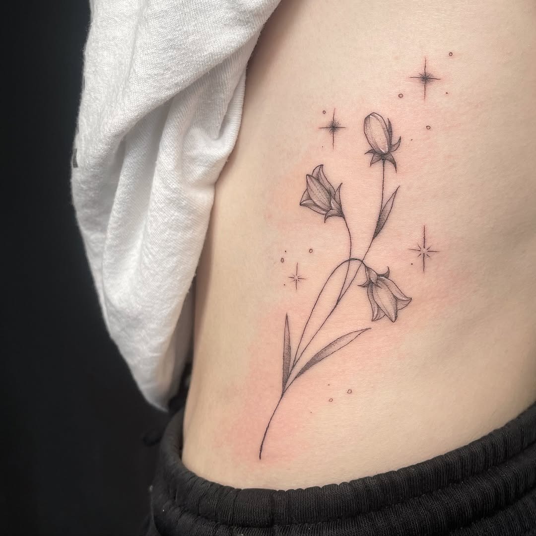 Elegant Floral Rib Tattoo Inspiration Tattoo Design