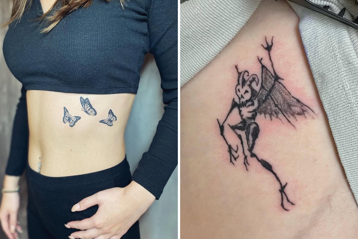 53+ Rib Tattoo Ideas for Women Worth Saving for Your Next Appointment Featured Lookbook Collage