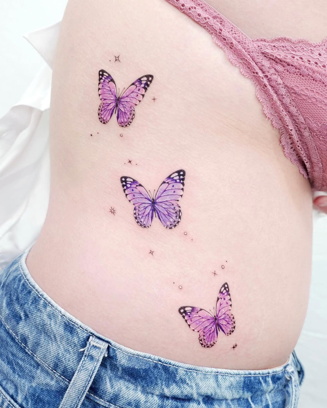 Stunning Butterfly Rib Tattoos for Women Tattoo Design