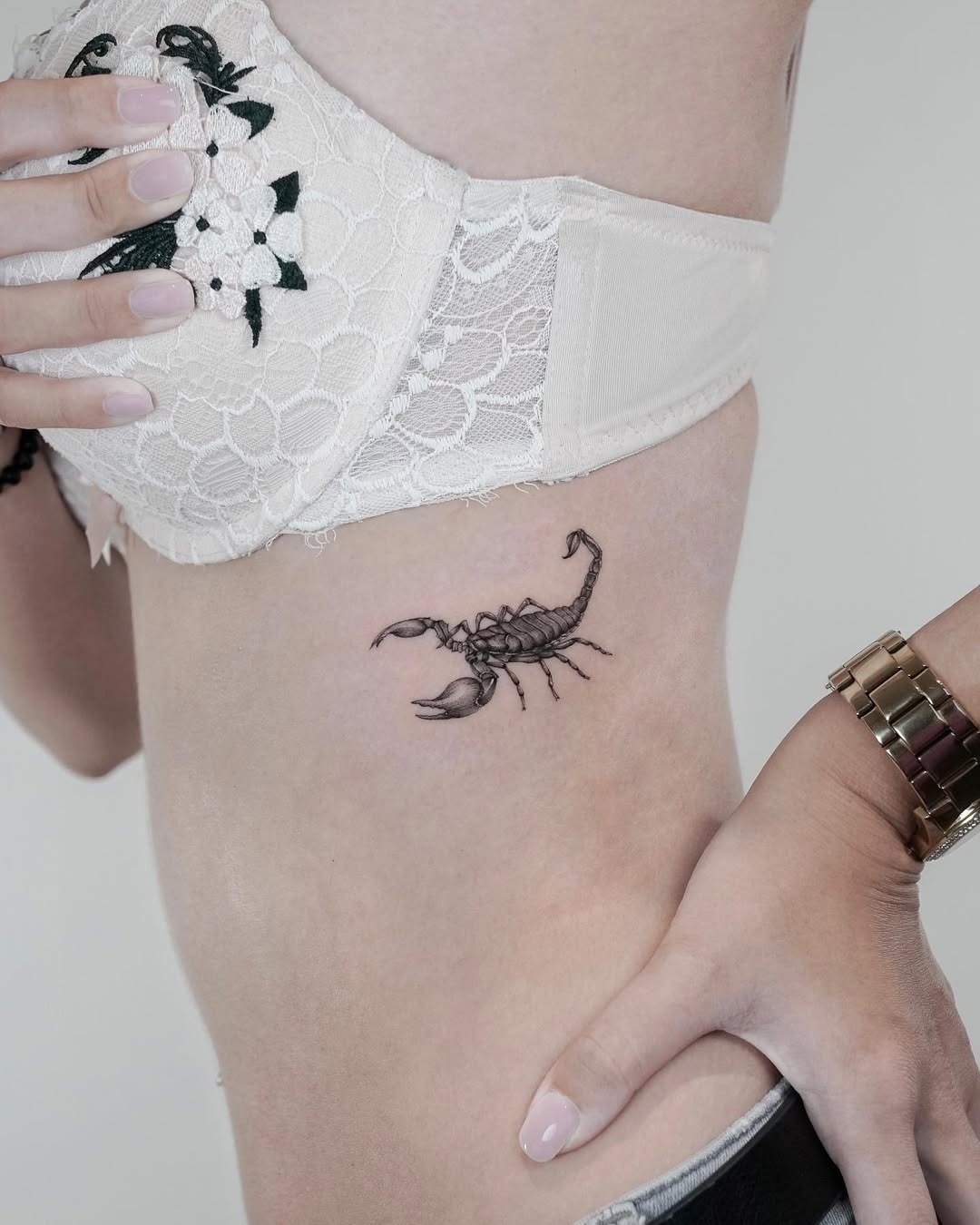 Stylish Scorpion Rib Tattoo Inspiration Tattoo Design