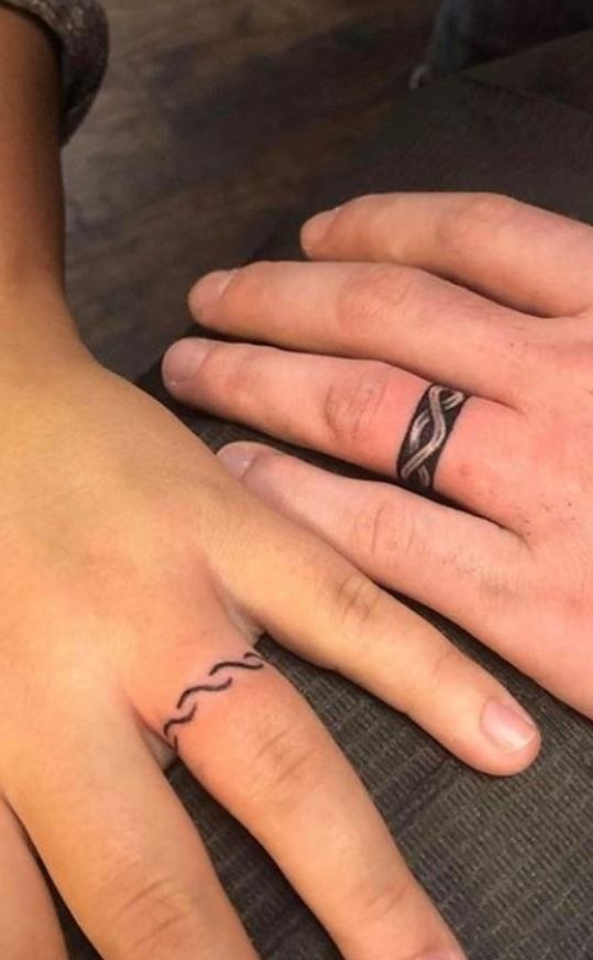 Botanical Band Ring Tattoo Tattoo Design