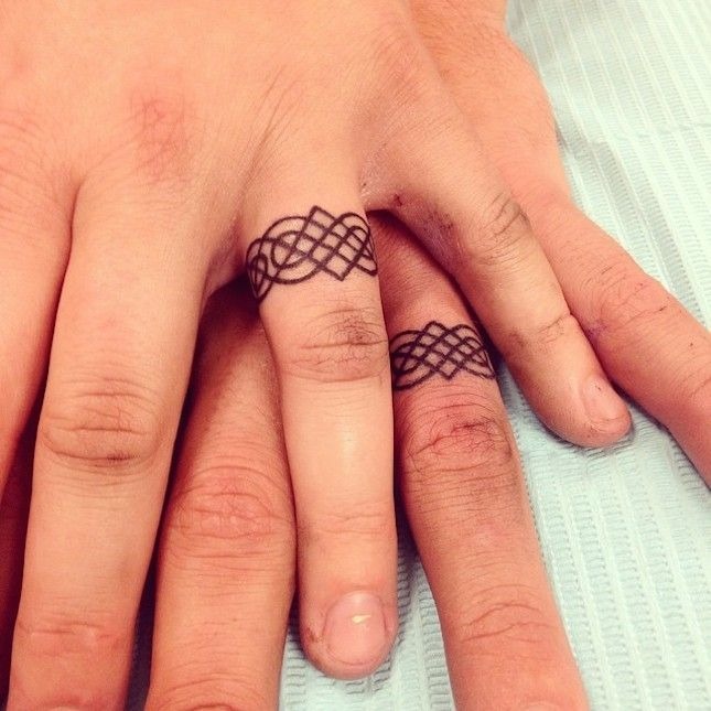 Simple Double Band Tattoos Tattoo Design
